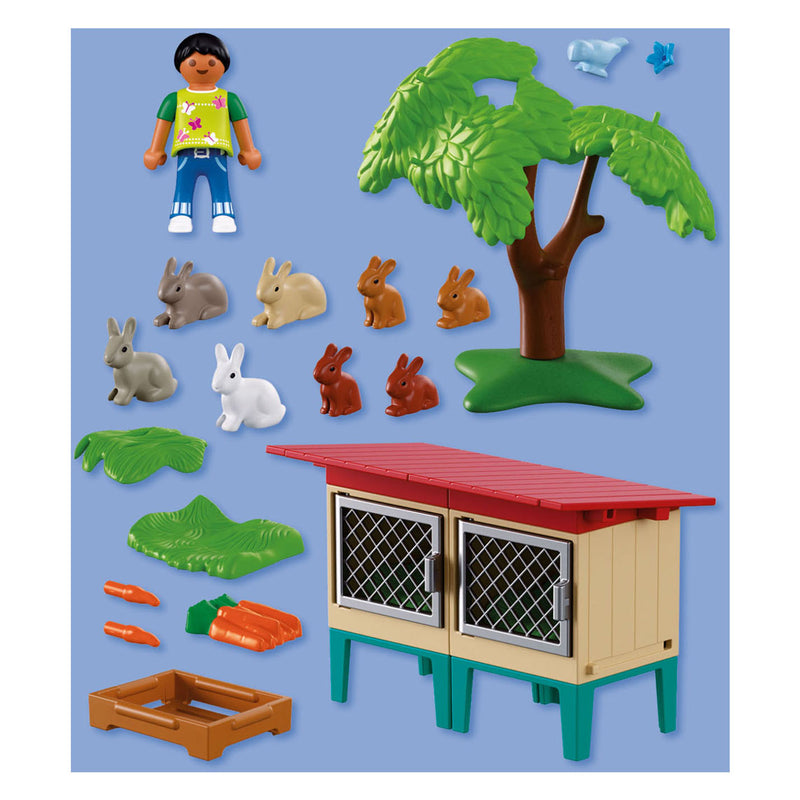 ギャラリービューアに画像をロードする, Playmobil country konijnenhok - 72170
