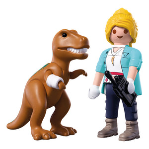Playmobil duopack t-rex met onderzoeker - 72172