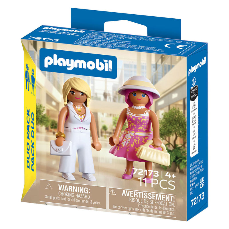 Afbeelding laden in galerijviewer, Playmobil duopack winkelende vriendinnen - 72173
