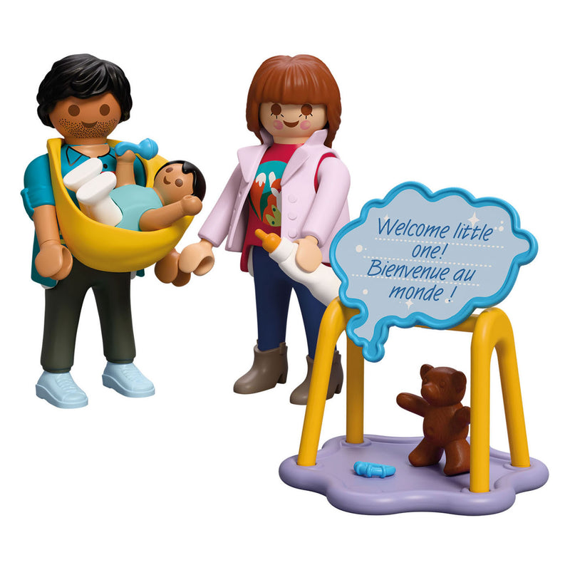 Afbeelding laden in galerijviewer, Playmobil geboorte speelset - baby familie cadeau set.
