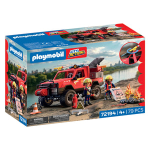 Playmobil city action brandweerpick-up - 72194