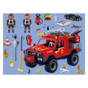 Playmobil city action brandweerpick-up - 72194