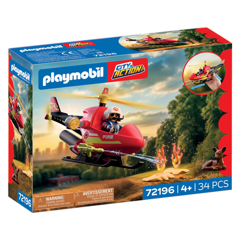 Afbeelding laden in galerijviewer, Playmobil city action blushelikopter - 72196
