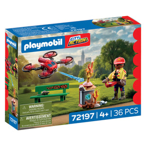 Playmobil city action brandweer blusdrone - 72197
