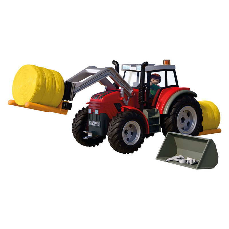 Afbeelding laden in galerijviewer, Playmobil country grote tractor met hooibalen - 72305.
