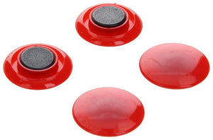 Mack 1003662 - bordmagneet kunststof rood 4 st 30mm | 10 stuks