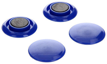 Mack 1003660 - bordmagneet kunststof blauw 4st 30 mm | 10 stuks