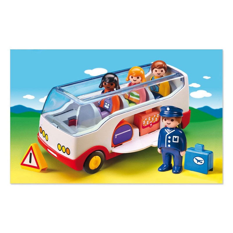 Load image into Gallery viewer, Playmobil 1.2.3. Autobus 6773
