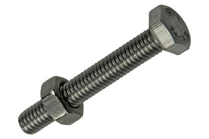 Mack 1019843 - tapbout + moer roestvrijstaal 4 st m6x40 | 10 stuks