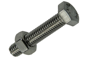 Mack 1019846 - tapbout + moer roestvrijstaal 2 st m8x40 | 10 stuks