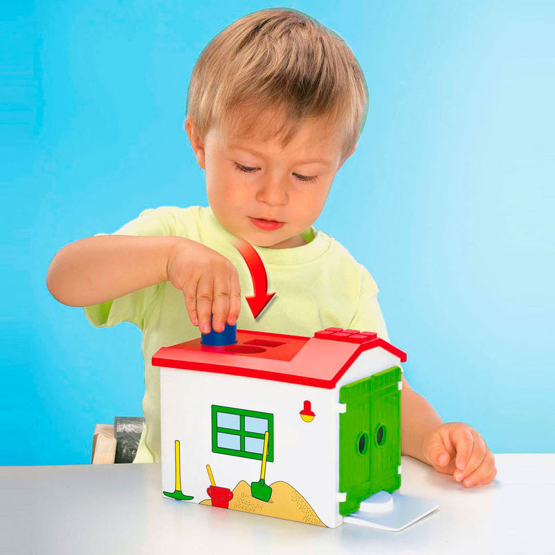 Load image into Gallery viewer, Playmobil 1.2.3. Werkman met Sorteer-garage 70184
