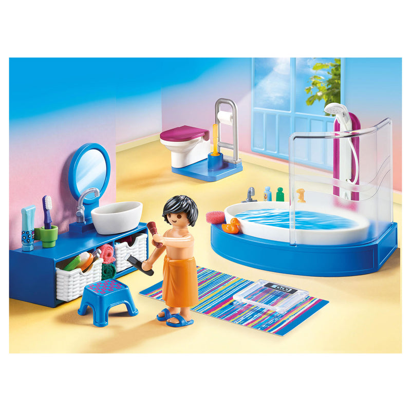 Afbeelding laden in galerijviewer, Playmobil dollhouse badkamer met ligbad - 70211
