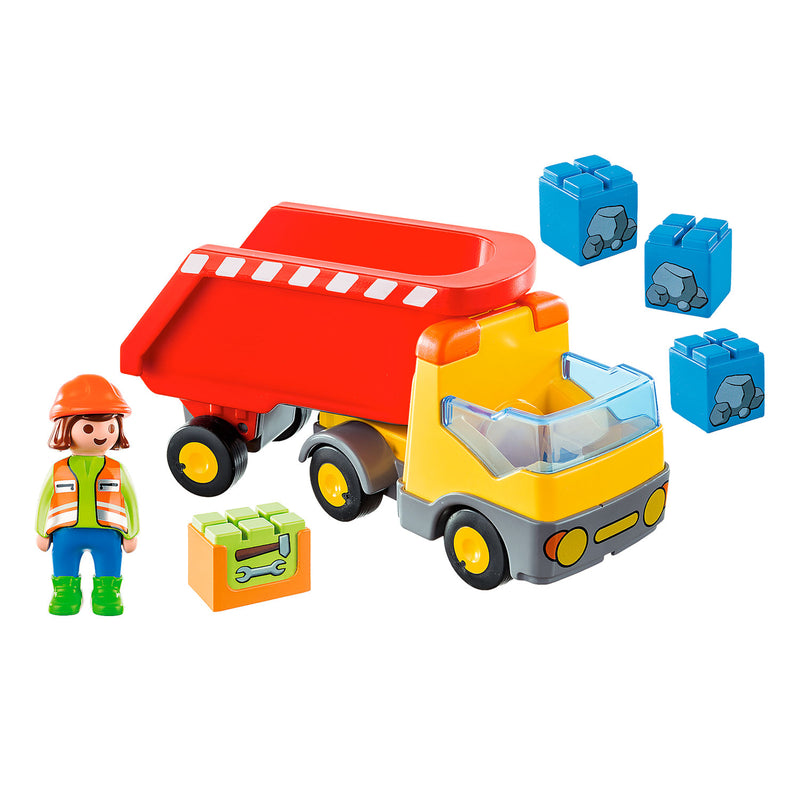Load image into Gallery viewer, Playmobil 1.2.3. Kiepwagen 70126
