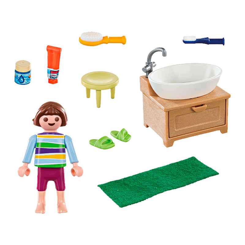 Load image into Gallery viewer, Playmobil 70301 Meisje aan Wastafel
