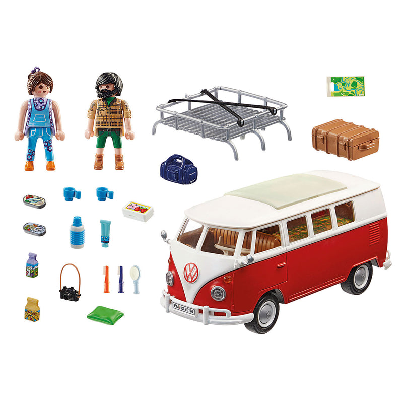 Load image into Gallery viewer, Playmobil Volkswagen T1 Campingbus 70176
