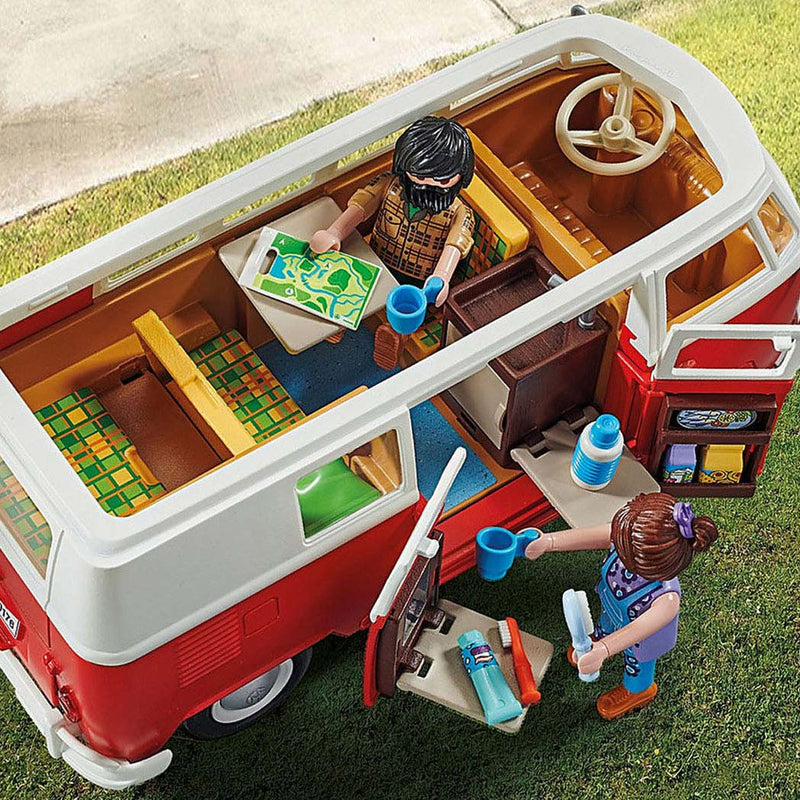 Load image into Gallery viewer, Playmobil Volkswagen T1 Campingbus 70176
