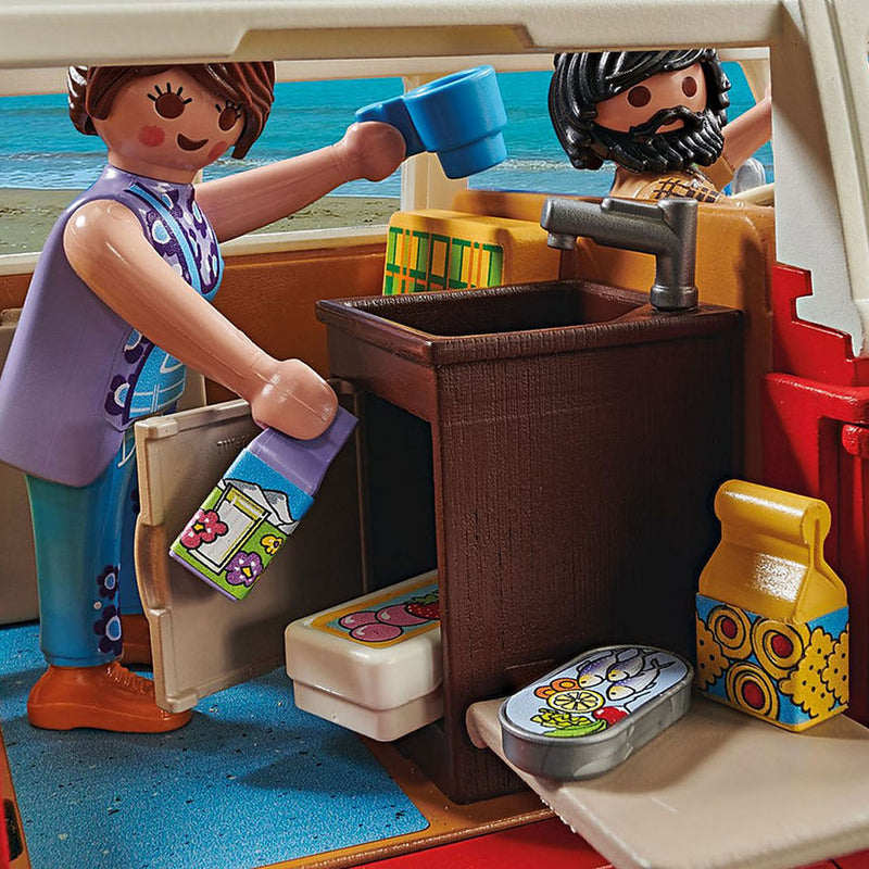 Load image into Gallery viewer, Playmobil Volkswagen T1 Campingbus 70176
