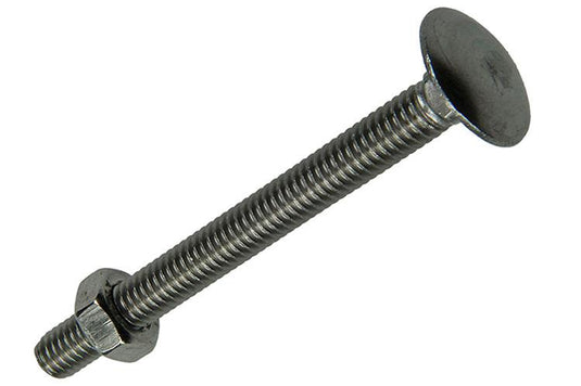 Mack 1019910 - houtbout + moer roestvrijstaal 2 st m6 x 60 mm | 10 stuks