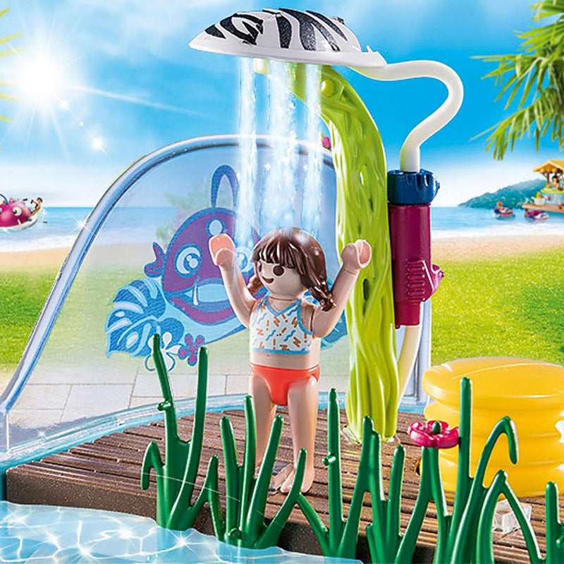 Load image into Gallery viewer, Playmobil Family Fun Zwembad met Watersplash 70610
