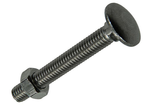 Mack 1019917 - houtbout + moer roestvrijstaal 3 st m8 x 60 mm | 5 stuks