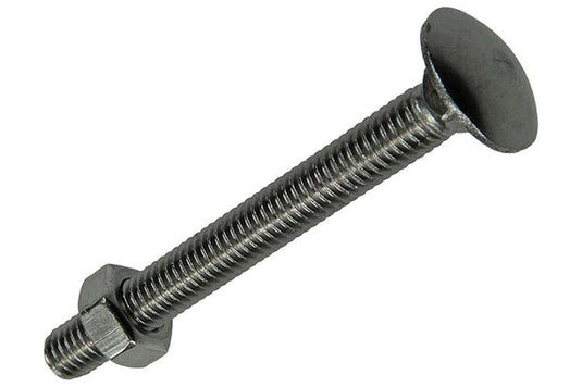Mack 1019918 - houtbout + moer roestvrijstaal 2 st m8 x 70 mm | 5 stuks