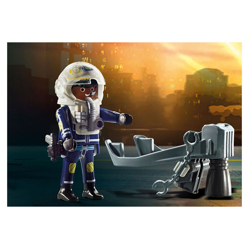 Load image into Gallery viewer, Playmobil City Action Politiejetpack Arrestatie van de Kunstdief 70782
