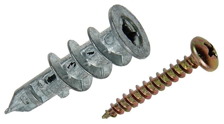 Afbeelding laden in galerijviewer, Mack 1017889 - boorplug vr gipskart.plt + schr.zamac 4st 6 x 38 mm | 10 stuks
