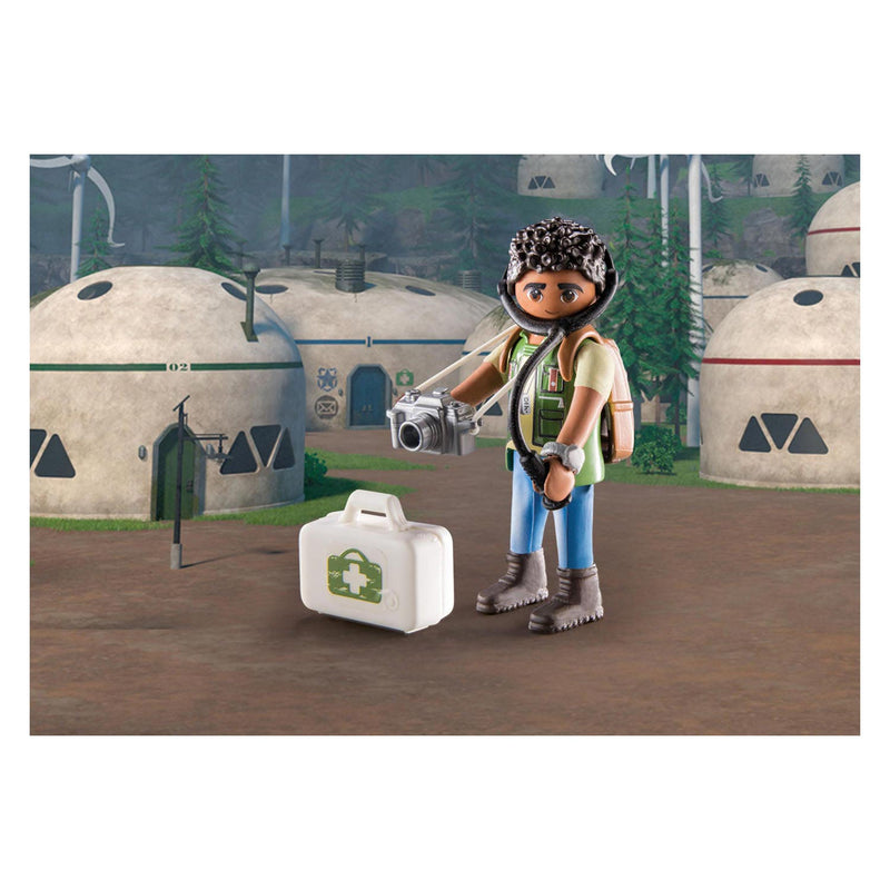 Load image into Gallery viewer, Playmobil Dragons: The Nine Realms Plowhorn D'Angelo 71082
