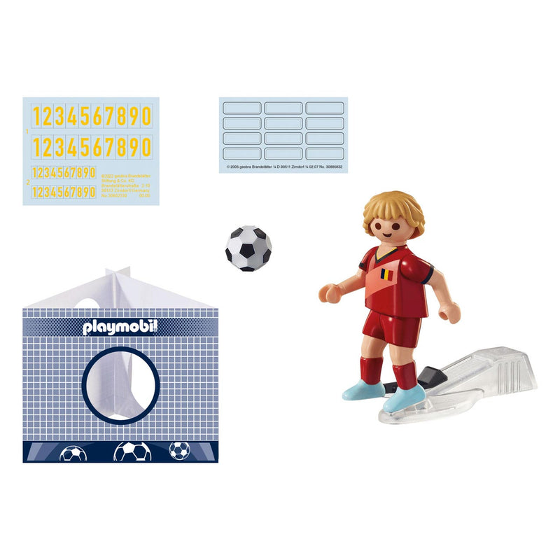 Load image into Gallery viewer, Playmobil sports action voetballer belgië - 71128
