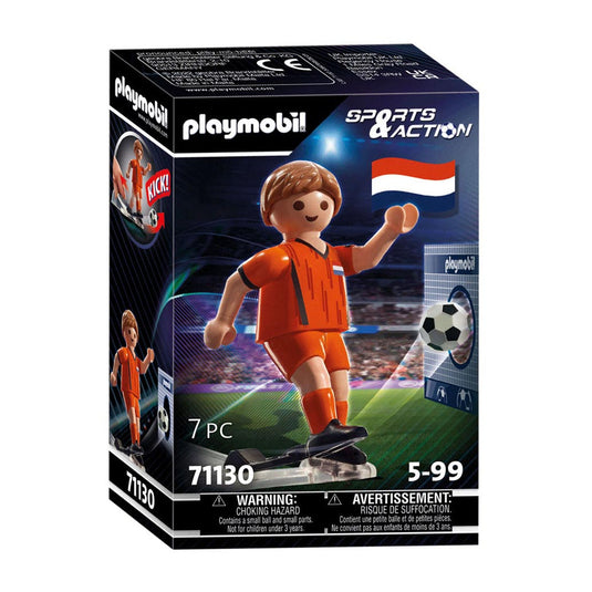 Playmobil sports action voetballer nederland - 71130