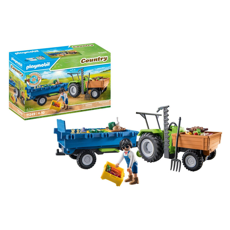 Load image into Gallery viewer, Playmobil Country Trekker met Aanhanger 71249
