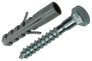 Mack 1017899 - plug + houtdraadbout polyeth 2 st 12 mm 10x70 mm | 5 stuks