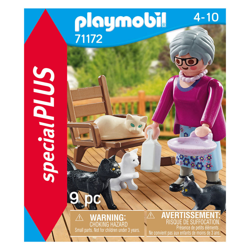 Load image into Gallery viewer, Playmobil Specials Oma met Katten 71172
