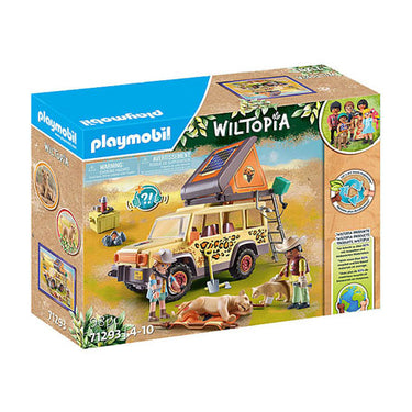 Playmobil Wiltopia met de Terreinwagen bij de Leeuwen 7129