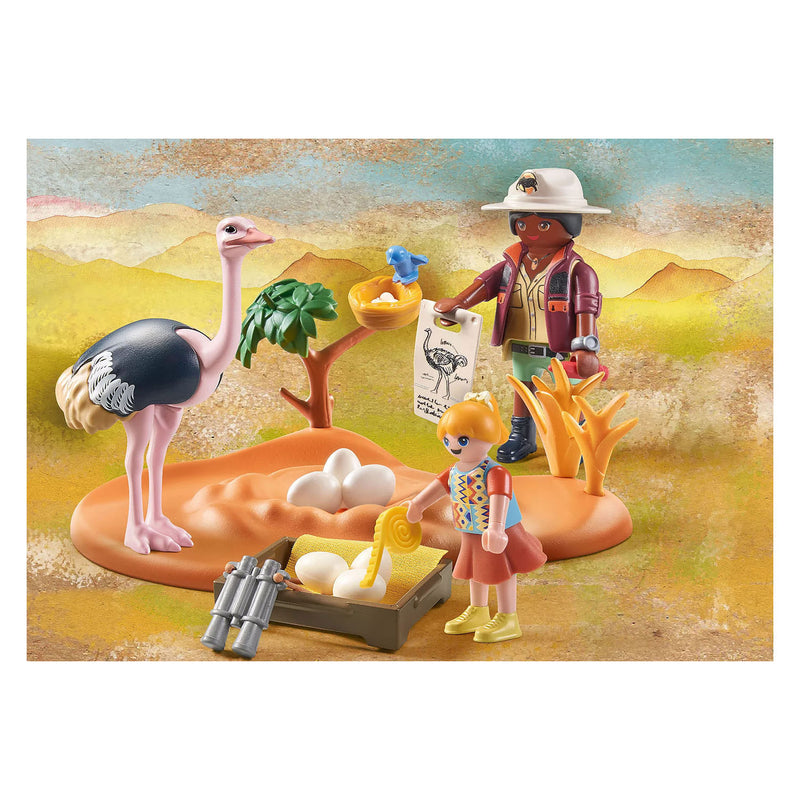 Load image into Gallery viewer, Playmobil Wiltopia Op Bezoek bij Papa Struisvogel 71296
