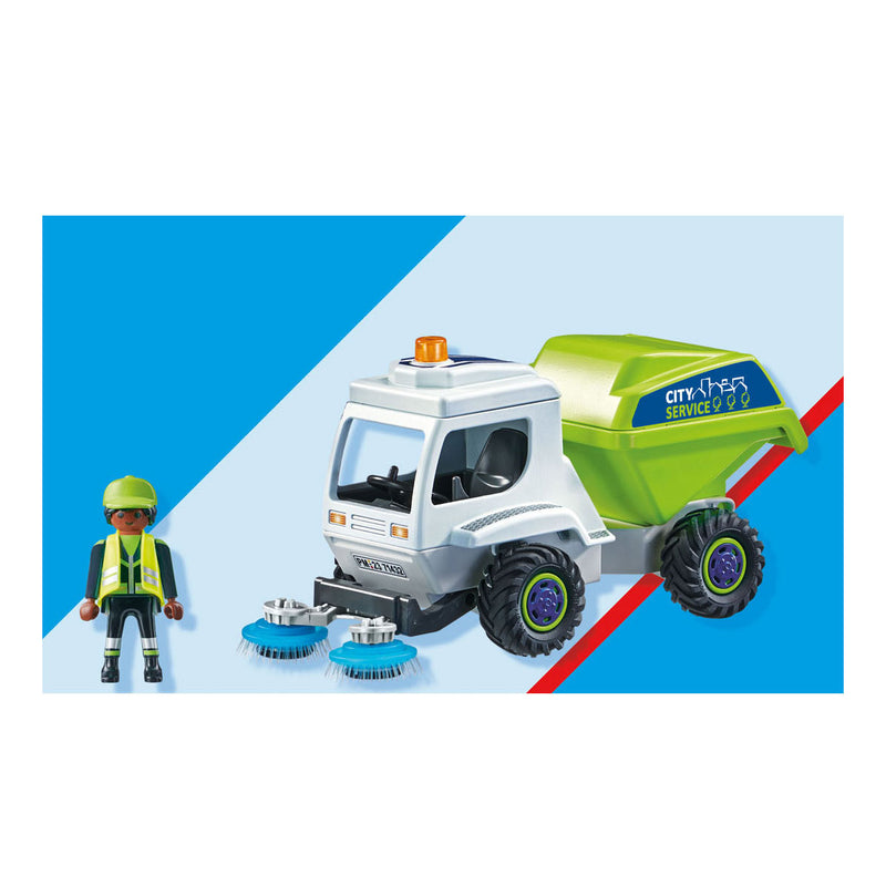 Load image into Gallery viewer, Playmobil City Action Straatveger 71432
