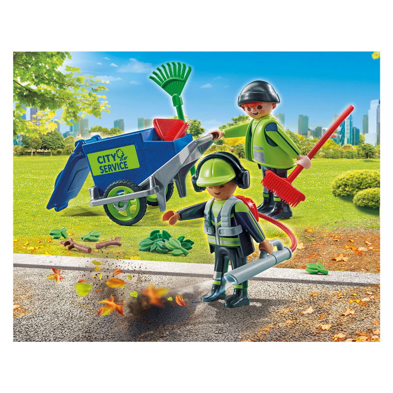 Load image into Gallery viewer, Playmobil City Action Figurenset Schoonmaakteam 71434
