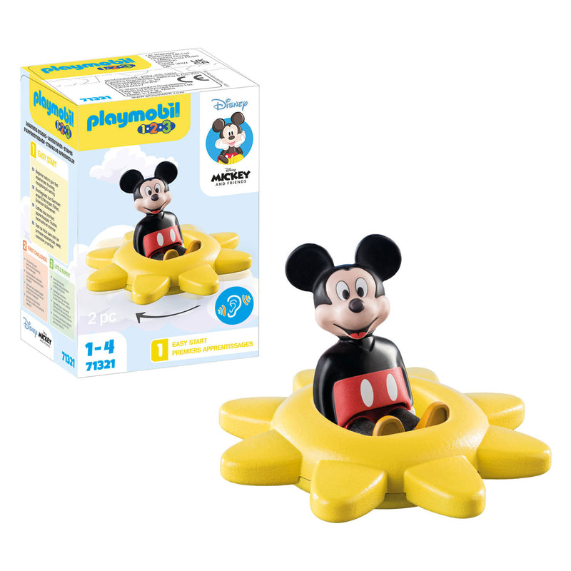 Load image into Gallery viewer, Playmobil 1.2.3. Mickey Mouse Draaiende zon 71321
