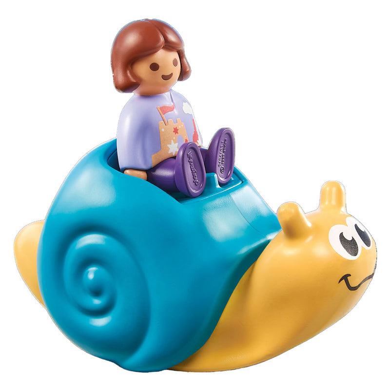 Load image into Gallery viewer, Playmobil 1.2.3. Schommelende Slak 71322

