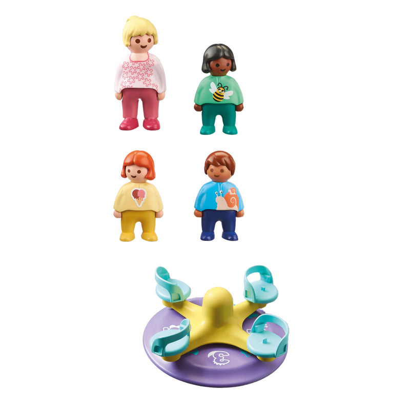 Load image into Gallery viewer, Playmobil 1.2.3. Kindercarrousel 71324
