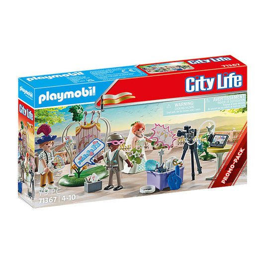 Ty playmobil 71367 ci life bruiloft fotograaf | 2 stuks