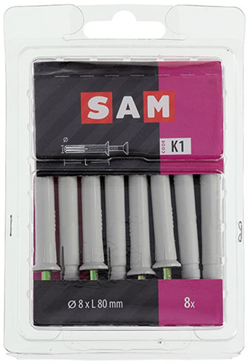 Afbeelding laden in galerijviewer, Mack 1017910 - nylon nagelplug polyamide 8 st 8 x 80 mm | 5 stuks
