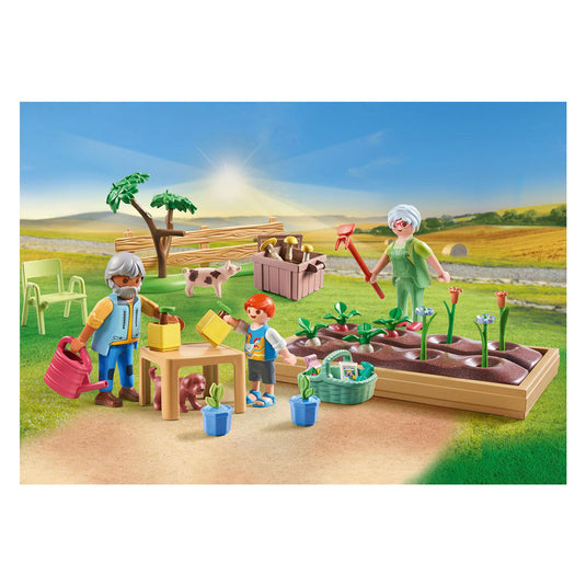 PLAYMOBIL Country Idyllische Moestuin Bij de Grootouders 71443