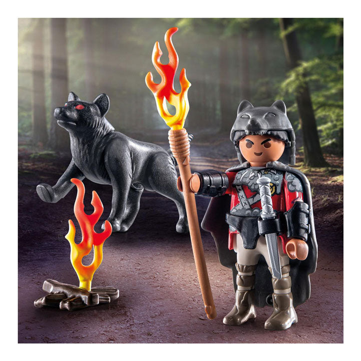 Load image into Gallery viewer, Playmobil Specials Krijger met Wolf 71482
