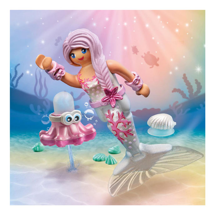 Afbeelding laden in galerijviewer, Playmobil specials zeemeermin met spuitoctopus - 71477
