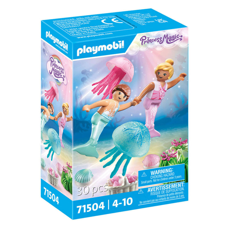 Afbeelding laden in galerijviewer, Playmobil princess magic zeemeerminkinderen met kwallen - 71504

