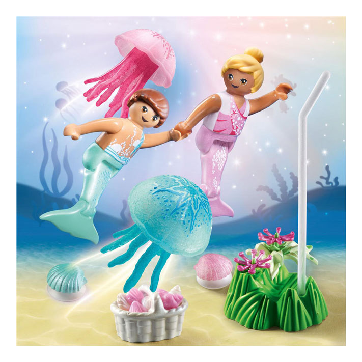 Afbeelding laden in galerijviewer, Playmobil princess magic zeemeerminkinderen met kwallen - 71504
