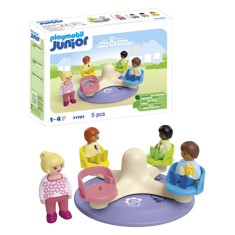 ギャラリービューアに画像をロードする, Playmobil junior kindercarrousel - 71701
