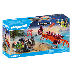 Playmobil pirates strijd tegen de gigantische krab - 71532