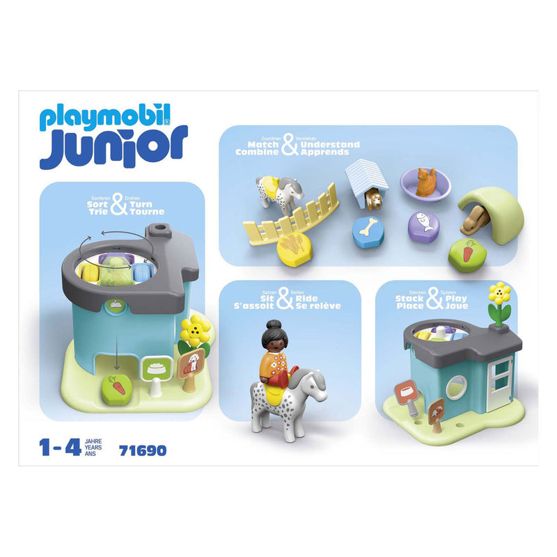 Chargez l'image dans la visionneuse de la galerie, Playmobil 1.2.3. dierenpension met voerautomaat - 71690

